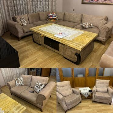диван для кухни: Künc divan, İşlənmiş, Çatdırılma yoxdur