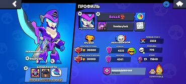 игры на пс3: Игровой аккаунт Brawl Stars Основное: - Ник: BekaX - Трофеи: 20 000