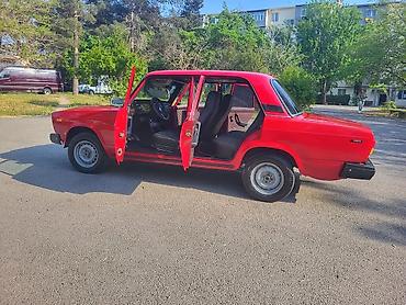 dodge dart: VAZ 2107 sedan – qırmızı rəngdə, klassik kuzov dizaynı ilə — 2
