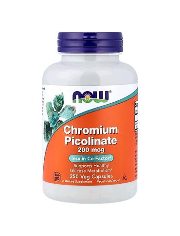 tibet məhsulları: Məhsul: NOW Chromium Picolinate – 200 mcg Xüsusiyyətlər: - Doza: 200 — 1