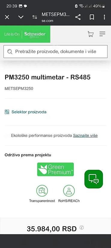 Auto delovi, gume i tjuning: Schneider multimetar PM3250 novo. Multimetar schneider PM3250. ✨ Novo — 3