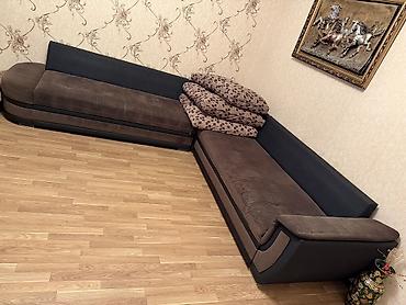 Divanlar: Künc divan, İşlənmiş, Açılan, Parça — 3