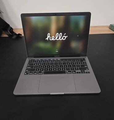 зарядка на macbook: Ноутбук, Apple, 8 ГБ ОЭТ, Apple M1, 13.3 ", Колдонулган, Жумуш, окуу үчүн, эс тутум NVMe SSD