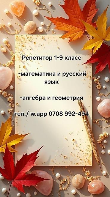 Репетиторы школьной программы: Репетитор по математике — 1
