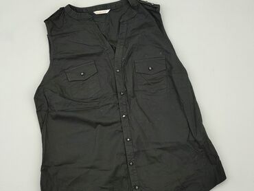 czarne bluzki koronkowe ze stójką: Блуза жіноча, M, стан - Хороший