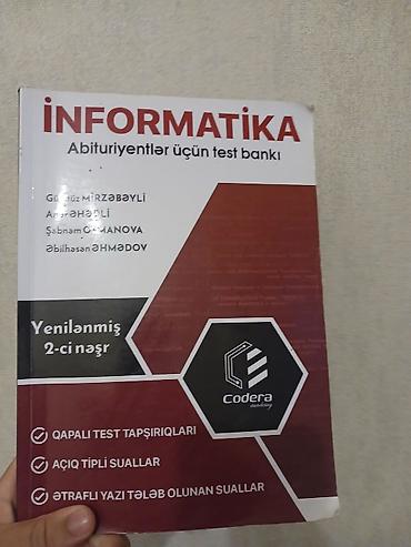 quran erebce kitab: Məhsul: “İNFORMATİKA – Abituriyentlər üçün test bankı” (Yenilənmiş — 1