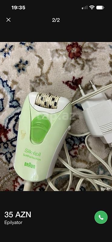 philips epilator: Epilyator, Braun, Bədən üçün, İşlənmiş, Pulsuz çatdırılma — 1