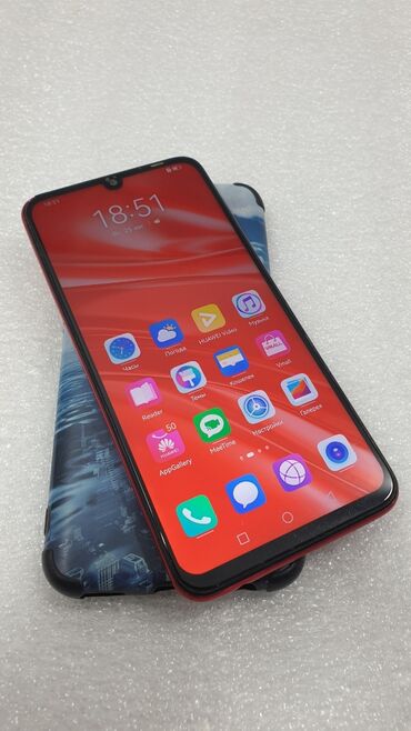 Huawei: Huawei Enjoy 9s, Б/у, 128 ГБ, цвет - Красный, 2 SIM — 8