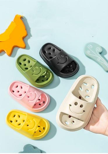 Детская обувь: Детские шлёпанцы-сабо с улыбающейся мордочкой Размеры от 24-33 - — 1