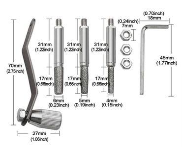 Ostali ručni alati: Nov ručni oštrač za lančane testere. U kompletu ima tri dijamantska — 2