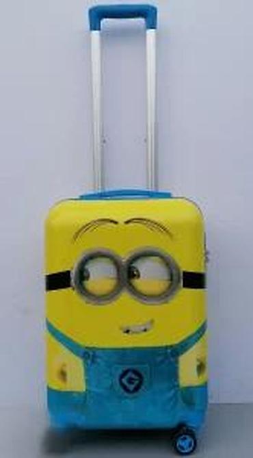 Rančevi, torbe i koferi: Dečji kofer na točkiće – Minions dizajn - Tvrda školjka sa sjajnom — 8