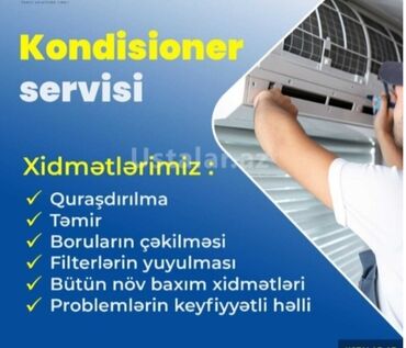 qaz plitəsi təmiri: Kondisioner 100-dən çox kv. m