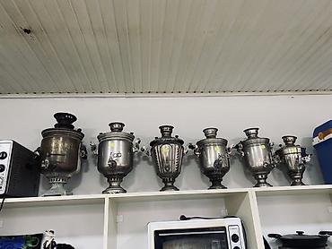 самовар на дровах: Ferqli simovar ferqli litir fergli qiymet Təsvir: - Material — 4
