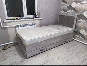 Односпальные кровати: Односпальная кровать, Новый, С матрасом, В рассрочку, длина - 200 см — 21