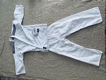 трико шым: Кимоно для дзюдо adidas - Комплект: куртка, штаны и пояс. - Цвет — 1