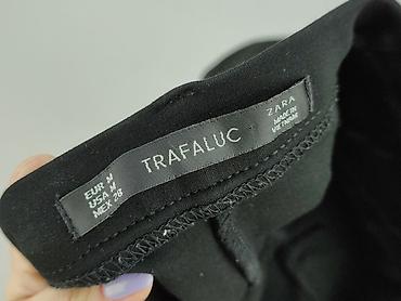 czarne nitki w mango: Zara, Spodnie materiałowe damskie, rozmiar M — 5