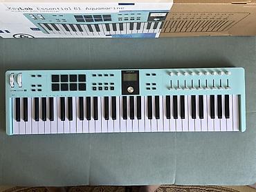 Синтезаторы: Arturia KeyLab Essential 61 mk3 Aquamarine — лучший универсальный — 2