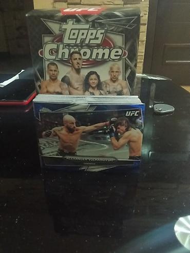 volta vs2: Məhsul: Topps Chrome UFC 2026 kolleksiya kartları Amerikadan — 2