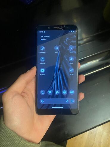 ультратонкий силиконовый для телефона флай: Redmi Note 5, 32 ГБ, цвет - Черный, Сенсорный, Отпечаток пальца, Две SIM карты