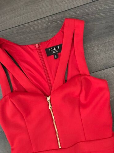 Haljine: Guess XS (EU 34), bоја - Crvena, Koktel, klub, Na bretele — 10