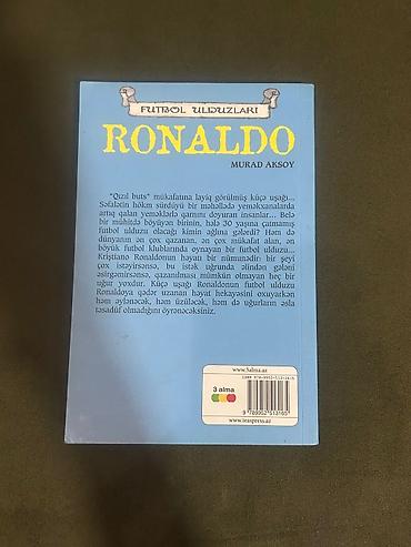 Bədii ədəbiyyat: Məhsul: Kitab – “Futbol Ulduzları: Ronaldo” Müəllif: Murad Aksoy — 2