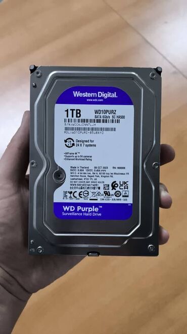 куплю жесткий диск: Накопитель, Новый, Western Digital (WD), HDD, 1 ТБ, Для ПК