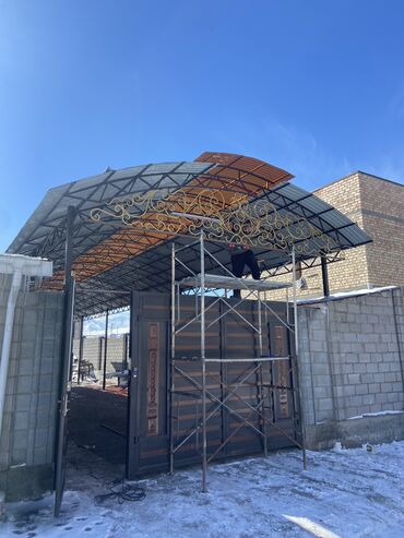 Сварка: Выполняем сварочные работы навесы Арка односкатные,конвертные все — 14