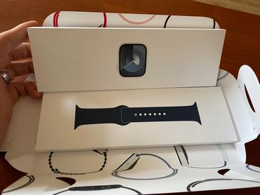 smart saatlar tap az: Yeni, Smart saat, Apple, Sensor ekran, rəng - Gümüşü