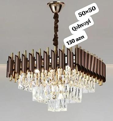 çiraq: Çılçıraq, 10 və daha çox lampa, Xrustal — 4