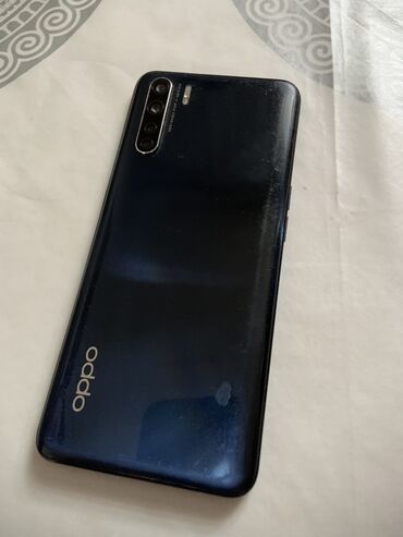 телефон realmi: Oppo A9 (2020), Колдонулган, 128 ГБ, түсү - Кара, 2 SIM