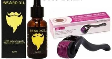 easy fish oil qiymeti azerbaycanda: Beard oil serum+roller desti Saggal cxardici serum, berpaedici