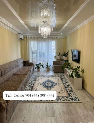 2 комнатные квартиры в баку в Кыргызстан | Посуточная аренда квартир: 2 комнаты, 55 м², Элитка, 7 этаж, Свежий ремонт, Электрическое отопление