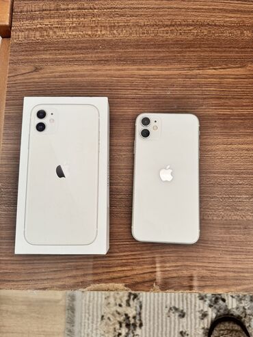 айфон 11 прр: IPhone 11, Б/у, 64 ГБ, Белый, Наушники, Чехол, Коробка