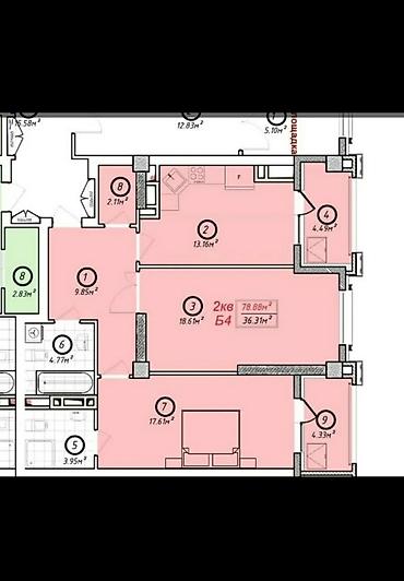 Продажа квартир: 2 комнаты, 78 м², Элитка, 10 этаж, Евроремонт — 14