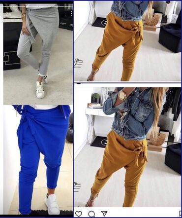 zenski kompleti sako i pantalone: JESSICA LOVE - sive pantalone modernog dizajna. Model je kao sa slike