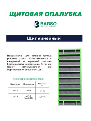 апалупки: Опалубка Мамычалар үчүн, Монолит, Көпүрөлөр, аралыктар үчүн, Болот, Жаңы 3 * 1, Акысыз жеткирүү