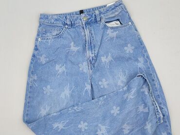 plisowane spodnie reserved: H&M Divided, Jeansy damskie, rozmiar M
