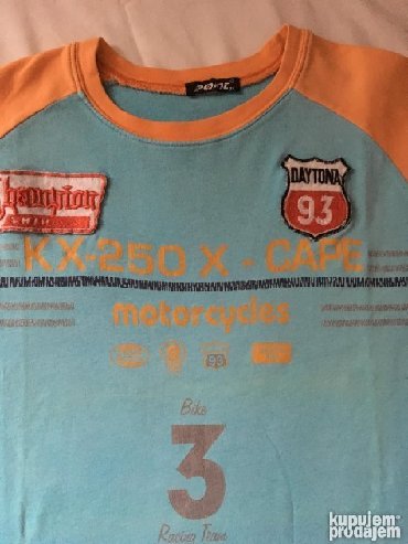 plisano cebe sa rukavima: Men's T-shirt XL (EU 42), bоја - Narandžasta