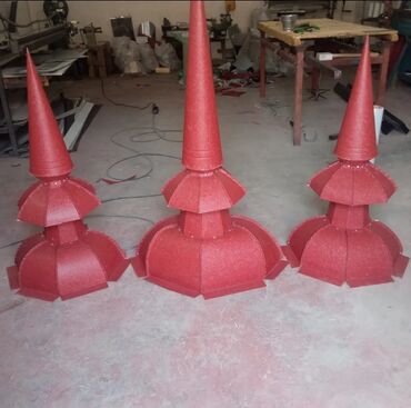 Digər dam örtükləri: Metal dam örtüyü elementləri – dekorativ başlıqlar və baca başlıqları — 7