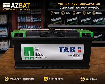 TAB, 95 ah, Orijinal, Almaniya, Yeni lalafo.az -da TAB, 95 ah, Orijinal, Almaniya, Yeni