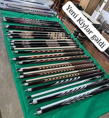 Bilyard kiyələri - material : qrab,vələs - ağırlıq - 720 qram -