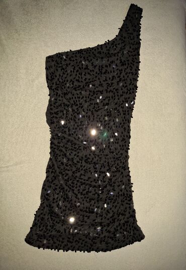 krojevi haljina za punije dame: XS (EU 34), bоја - Crna, Koktel, klub, Na bretele