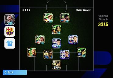 İncəsənət və kolleksiyalar: EFootball hesabı – güclü komanda quruluşu - Diziliş: 4-3-1-2 - — 1