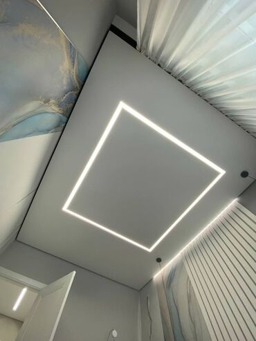 Натяжной потолок: Натяжной потолок 3D потолки, Глянцевое, Матовое Бесплатный замер, Гарантия, Монтаж — 23