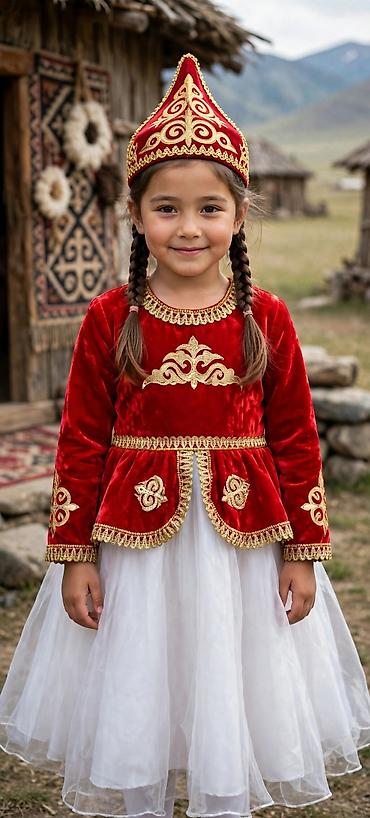 новогодный платя снегручка: Национальный костюм, Женский — 1