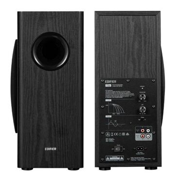Dinamiklər və kolonkalar: Edifier  T5s / Black Powered Active Subwoofer ✨ 8 düymlük uzun atışlı — 8