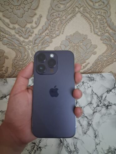 zaryatqa aparatı: IPhone 14 Pro, 128 ГБ, Deep Purple, Face ID, Беспроводная зарядка, С документами
