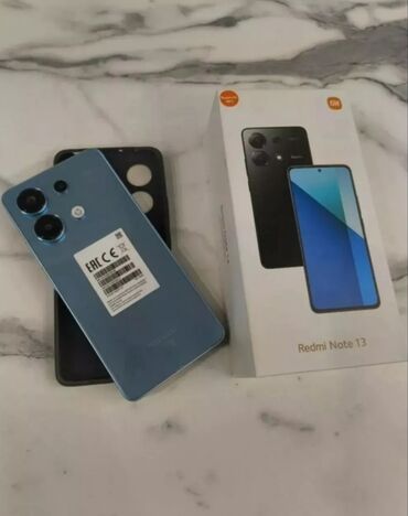 Redmi: Redmi, Redmi Note 13, Б/у, 128 ГБ, цвет - Голубой, 2 SIM