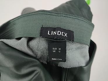 ledy: Lindex, Legginsy Ze skóry ekologicznej damskie, rozmiar M — 4