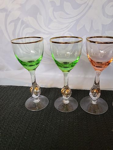 Casice Bohemija,kristal,rucni rad 1950g +,za zestoko pice. Casice za na lalafo.rs — 6 Casice Bohemija,kristal,rucni rad 1950g +,za zestoko pice. Casice za — 6